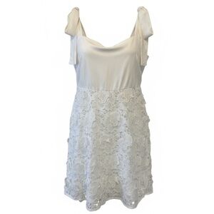 Eloquii Plus Size White Lace Dress